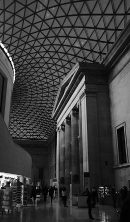 Обои 600x1024 Британский музей, Лондон, Великобритания