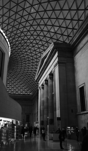 Обои 600x1024 Британский музей, Лондон, Великобритания