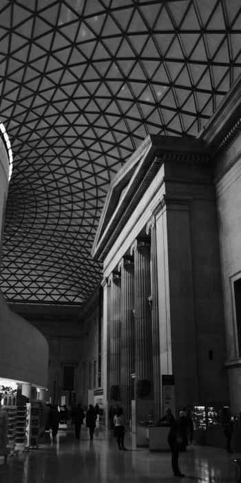 Обои 720x1440 Британский музей, Лондон, Великобритания