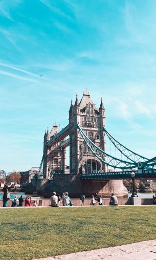 tower bridge, London, Great Britain Wallpaper 1200x2000