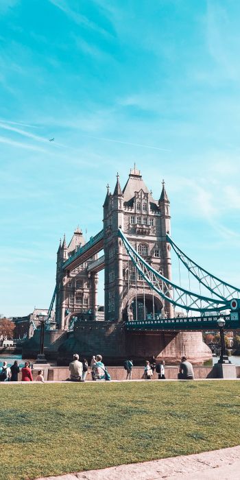 tower bridge, London, Great Britain Wallpaper 720x1440