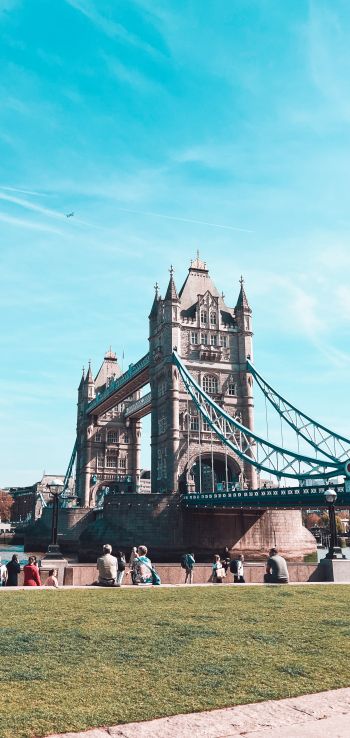 tower bridge, London, Great Britain Wallpaper 1440x3040