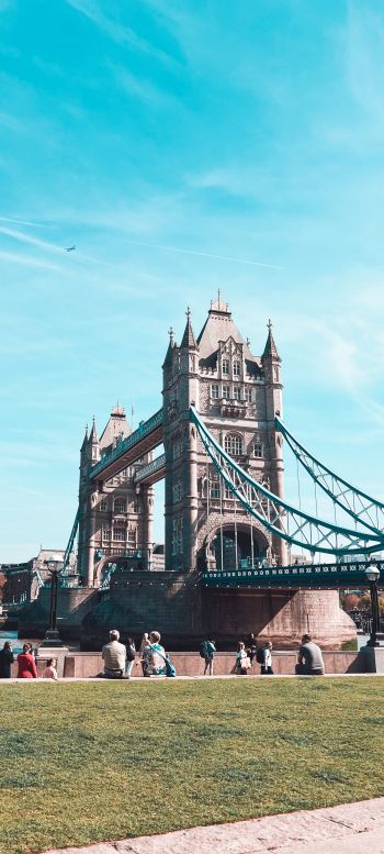 tower bridge, London, Great Britain Wallpaper 1080x2400