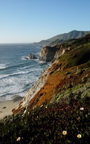 Bixby Bridge, carmel, USA Wallpaper 1752x2800