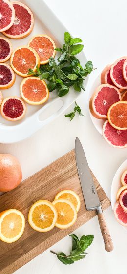 citrus, grapefruit, orange Wallpaper 1170x2532