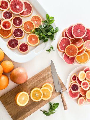 citrus, grapefruit, orange Wallpaper 3024x4032