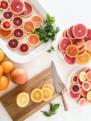 citrus, grapefruit, orange Wallpaper 2048x2732