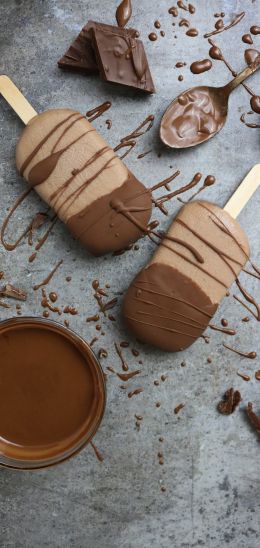 ice cream, chocolate, sweetness Wallpaper 720x1520