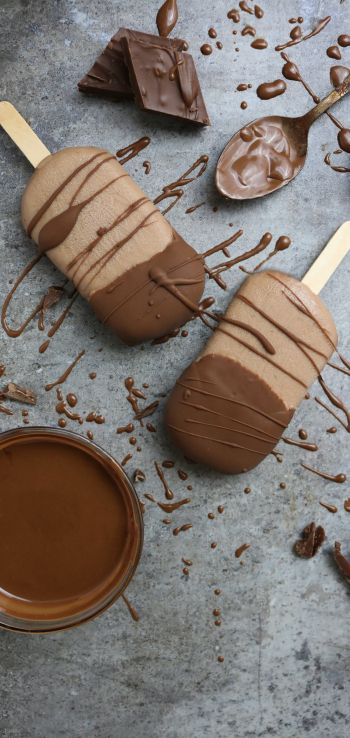 ice cream, chocolate, sweetness Wallpaper 720x1520