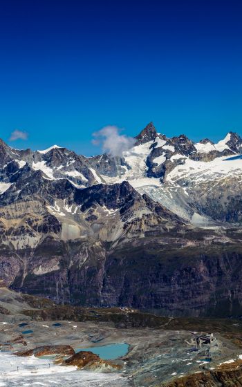 Zermatt, Switzerland, landscape Wallpaper 1600x2560