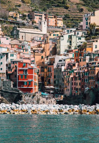 Cinque Terre, SP, Italy Wallpaper 1640x2360