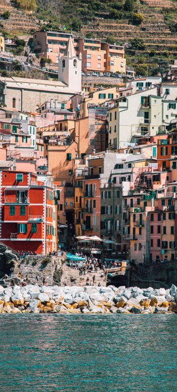 Cinque Terre, SP, Italy Wallpaper 720x1600