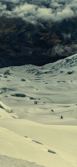 Cotopaxi Volcano, ecuador Wallpaper 1080x2340