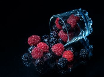 blackberry, raspberries, berry Wallpaper 1024x768
