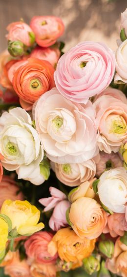 flowers, bouquet Wallpaper 1080x2340