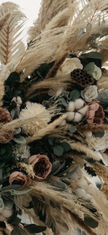 aesthetics of flowers, bouquet Wallpaper 1080x2340