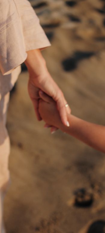 hold your hand, baby Wallpaper 1080x2400
