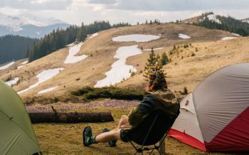 camping, tents Wallpaper 2560x1600