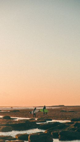 Ribeira d'Illas beach, Ericeira, Portugal Wallpaper 640x1136