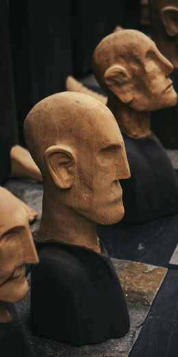 sculptures, glue Wallpaper 720x1440