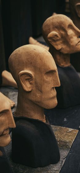 sculptures, glue Wallpaper 1080x2340