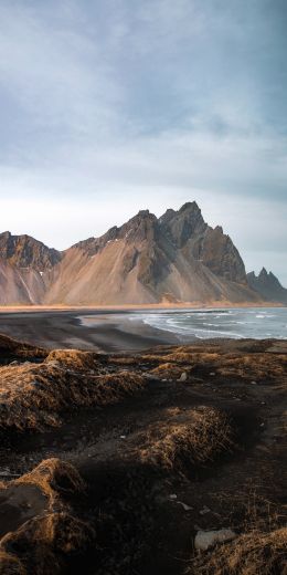 mountains, sea coast Wallpaper 720x1440