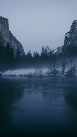 Yosemite National Park, California, USA Wallpaper 640x1136