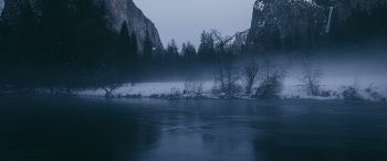 Yosemite National Park, California, USA Wallpaper 3440x1440