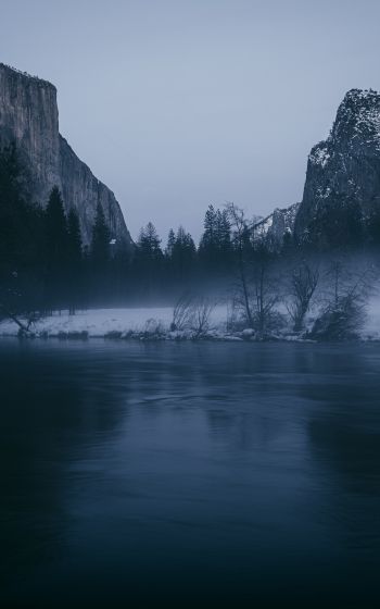Yosemite National Park, California, USA Wallpaper 1600x2560