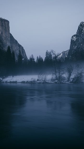 Yosemite National Park, California, USA Wallpaper 1440x2560