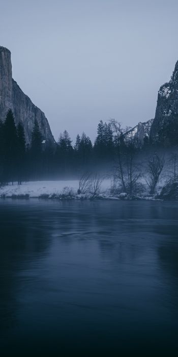 Yosemite National Park, California, USA Wallpaper 720x1440