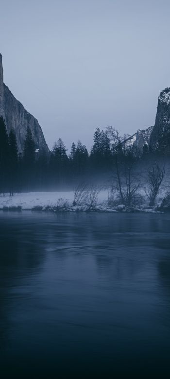 Обои 720x1600 Национальный парк Йосемити, Калифорния, США