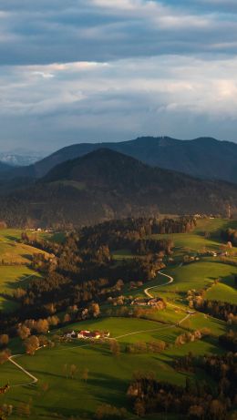 mountains, countryside Wallpaper 640x1136