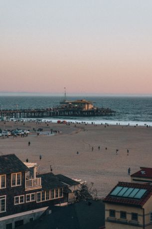 Santa Monica, USA Wallpaper 640x960