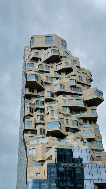 Amsterdam, The Netherlands, unusual house Wallpaper 2160x3840