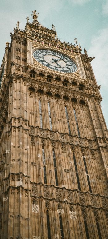 Обои 720x1600 Лондон, Великобритания, часы