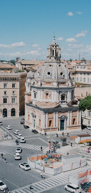 metropolitan city of rome, Italy Wallpaper 1080x2280