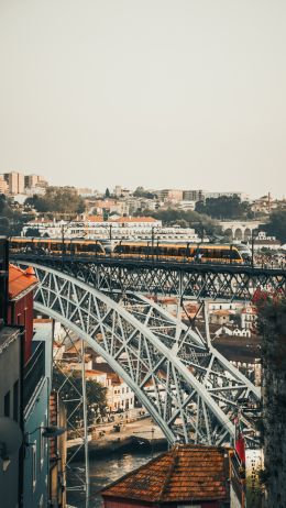 train, bridge Wallpaper 720x1280