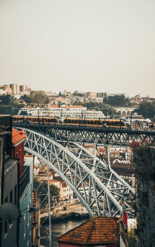 train, bridge Wallpaper 1752x2800