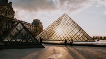Paris, France, Louvre Wallpaper 2560x1440