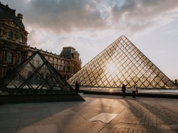 Paris, France, Louvre Wallpaper 800x600