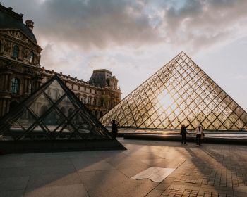 Paris, France, Louvre Wallpaper 1280x1024