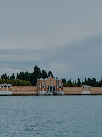 Обои 1620x2160 Венеция, Италия, крепость