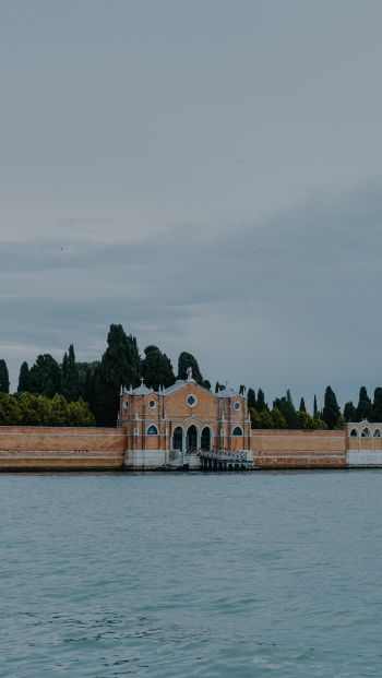 Обои 640x1136 Венеция, Италия, крепость