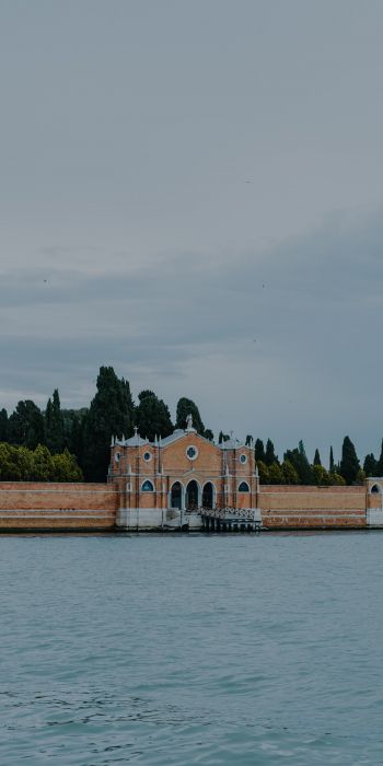 Обои 720x1440 Венеция, Италия, крепость