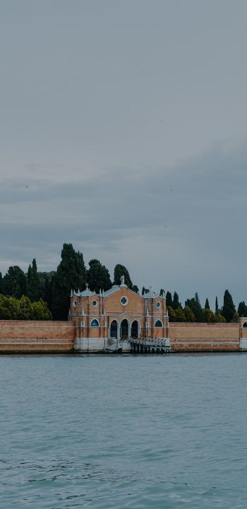 Обои 1080x2220 Венеция, Италия, крепость