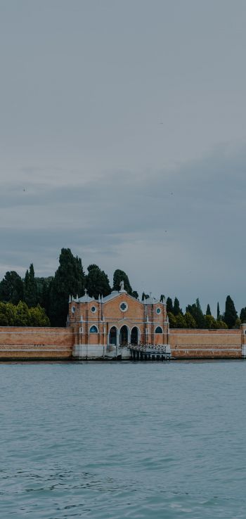 Обои 720x1520 Венеция, Италия, крепость