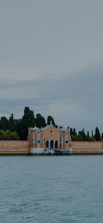 Обои 828x1792 Венеция, Италия, крепость