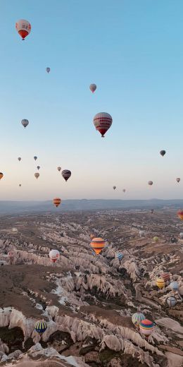 Cappadocia, Avanos, Turkey Wallpaper 720x1440