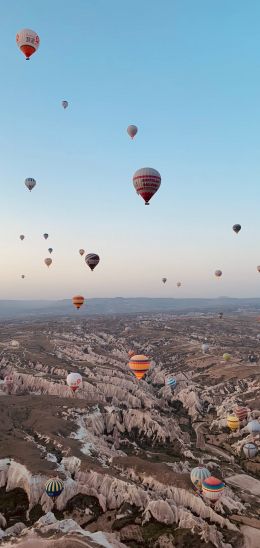 Cappadocia, Avanos, Turkey Wallpaper 1080x2280